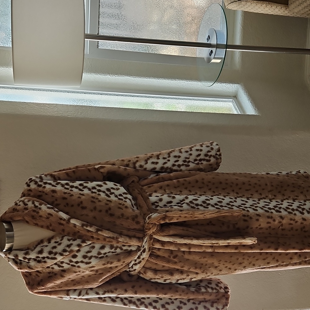 Alala Tan Faux Fur Robe